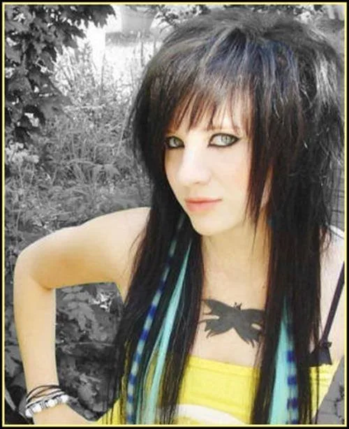 Black Long Layered Haircut