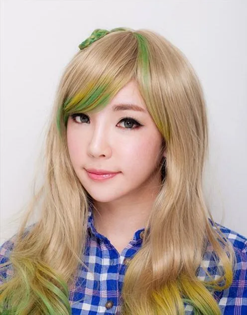 Long Curly Emo Hairstyle