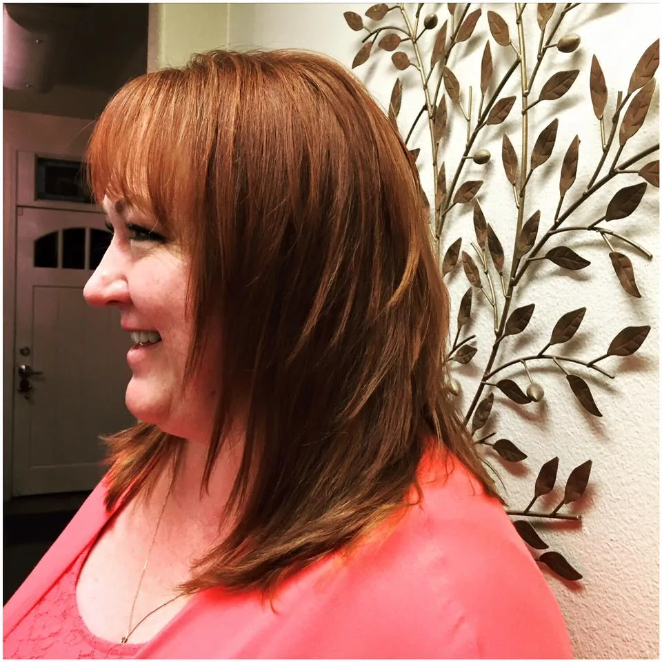Beautiful Red New Shag Haircut