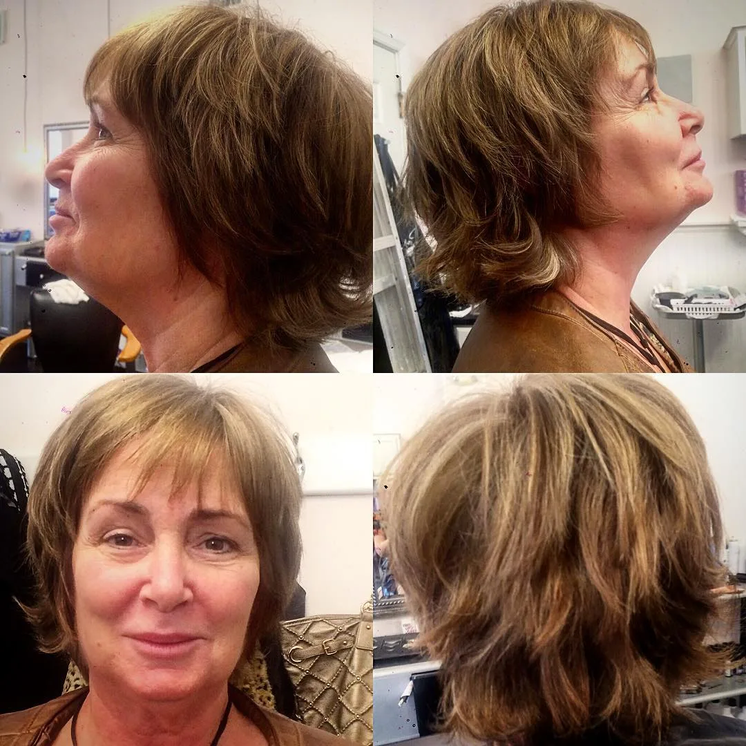 Chop Chop Short Shag Hair Style