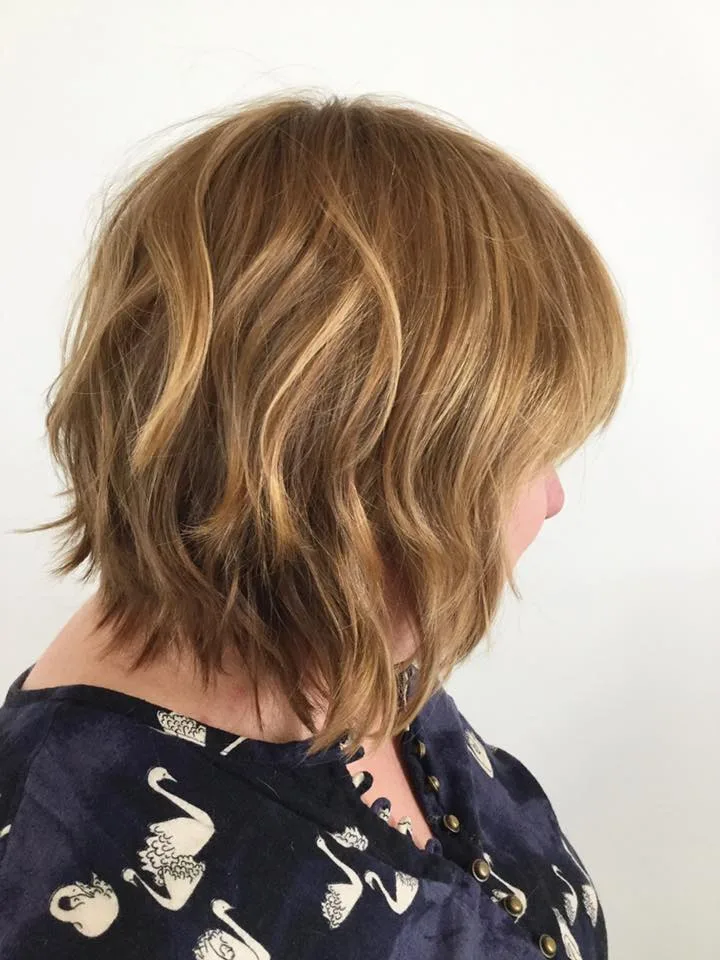 Choppy Short Shag Hair Style