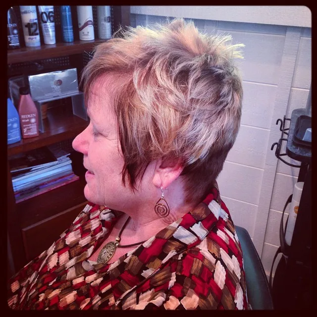 Creative Short Shag Hair Style