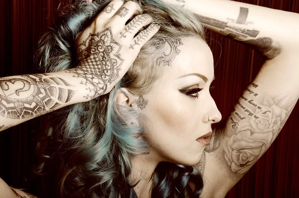 Awesome Hairline Tattoo