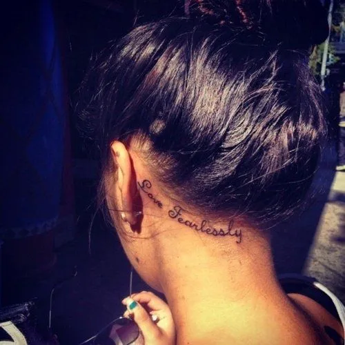Cool Hairline Tattoo