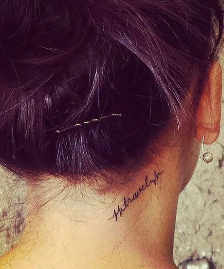Gorgeous Hairline Tattoo