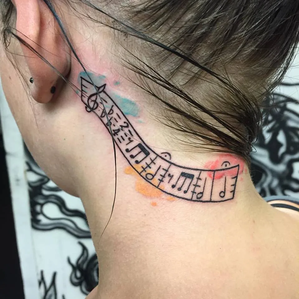 Music Note On Hailine