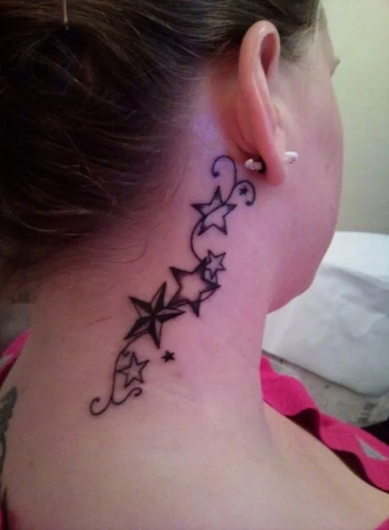 Stars Inked On Hairline