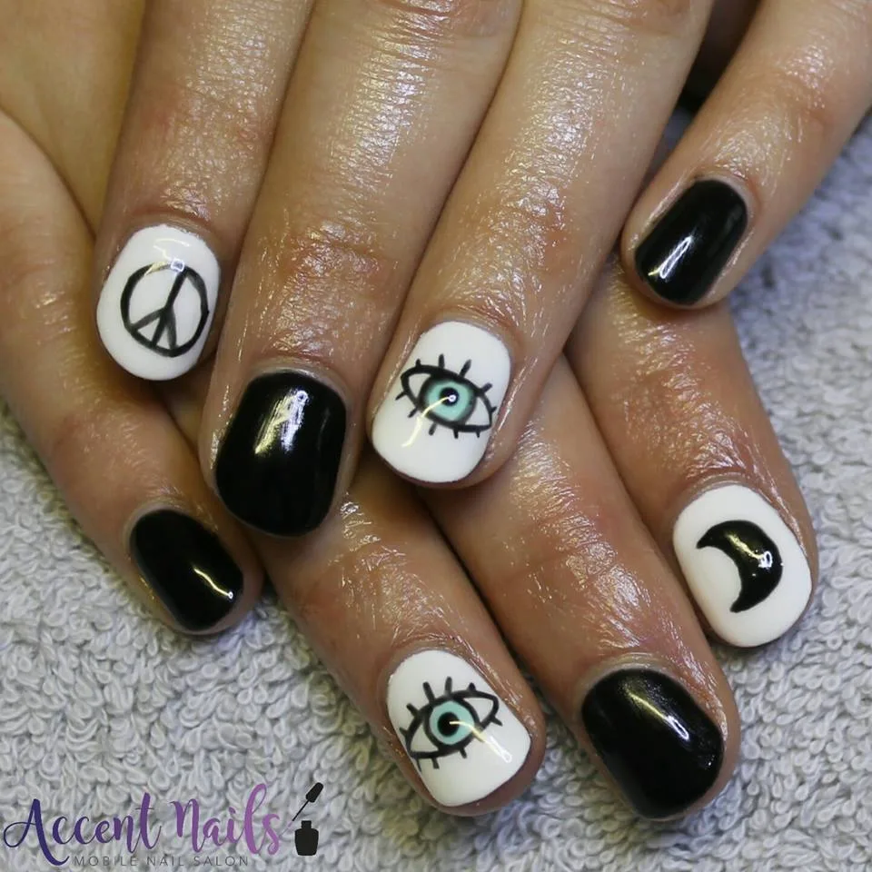 Boho Style Artistic Nails