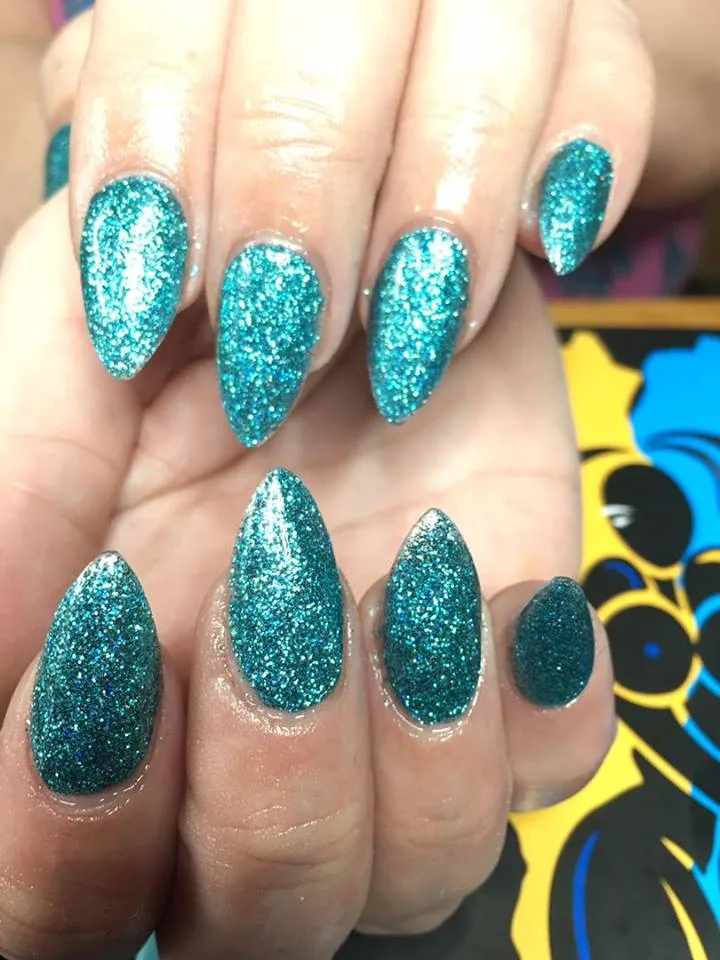 Nice Shimmer Nail Art