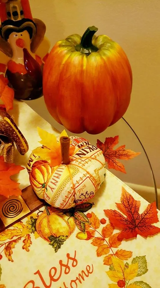 Fabric Pumpkin Perfect For Decor