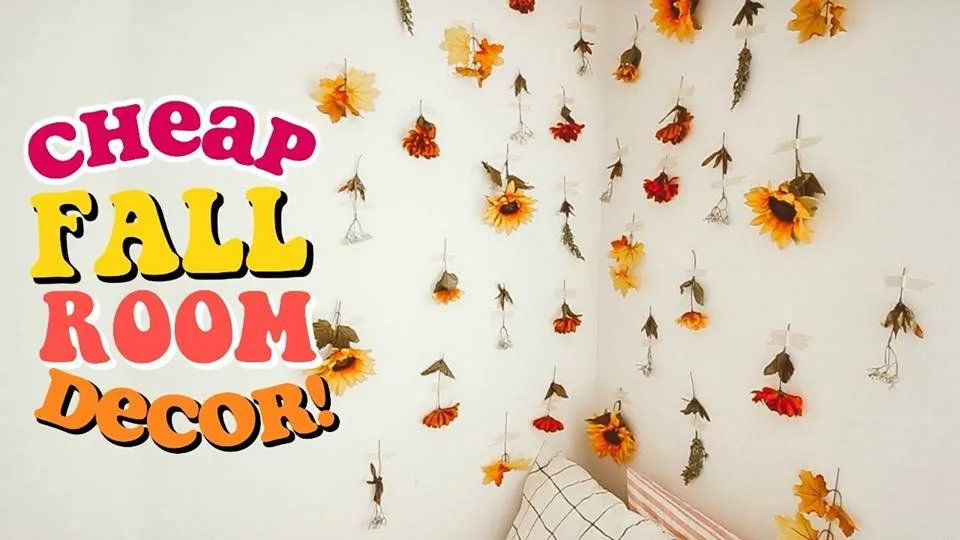Wall Decorated With Maple Leaves