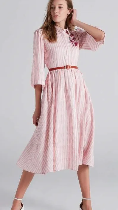 A-Line Pretty Pink Dress
