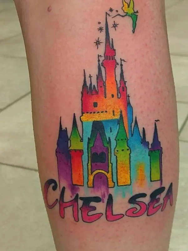 Gorgeous Magical Kingdom Tattoo