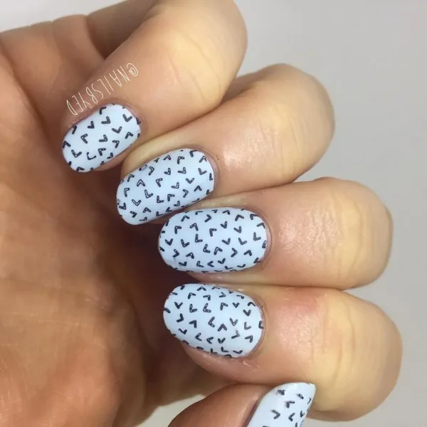 Graceful Matte Nails