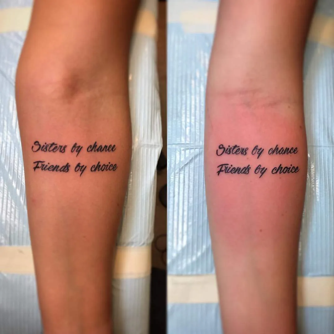 Sister And Friends Tattoo On Forearm Tattoo Design