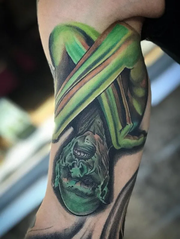 Enigmatic tattoo idea for cool look. Pic by chadiillac