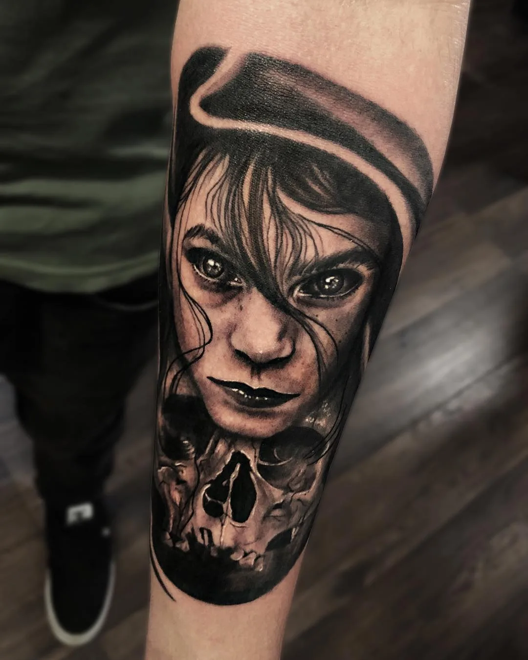 Realistic skull tattoo. Creepy Tattoo Ideas
