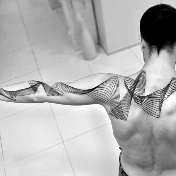 Attractive 3D Tattoo.