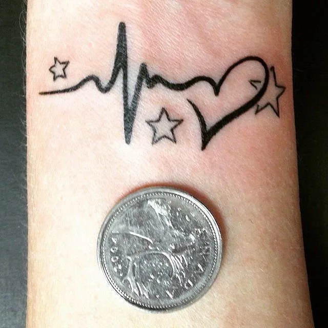 Heartbeat Tattoos That Will Leave You Breathless.
