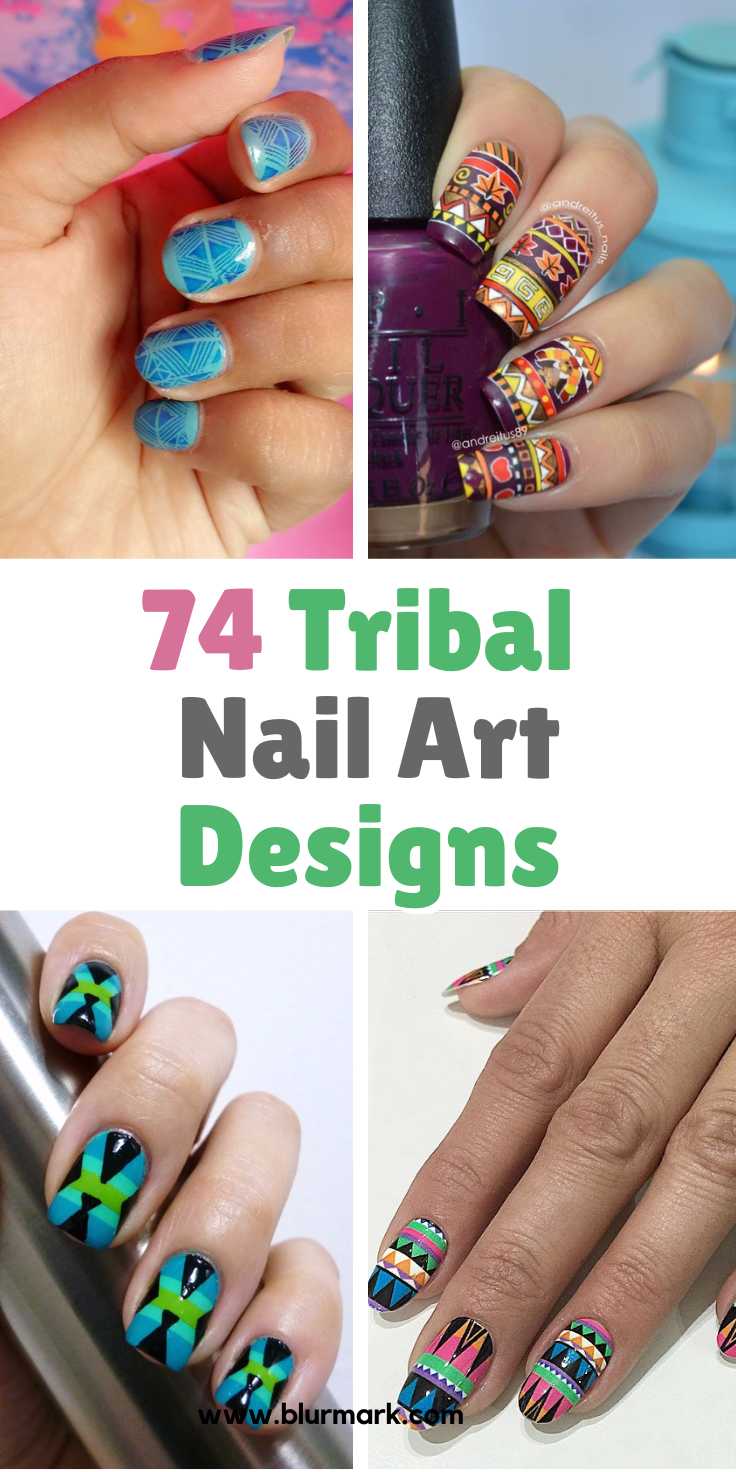 Tribal Nail Art Designs