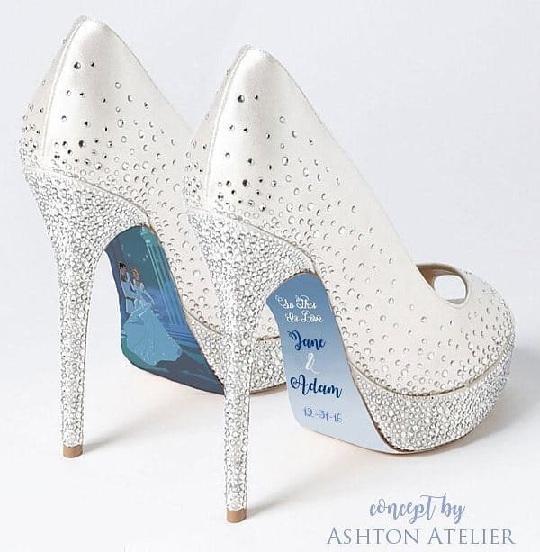 cinderella bridal shoes