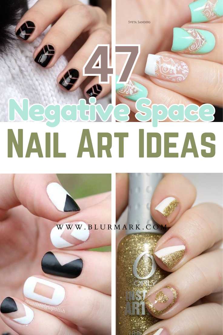 Negative Space Nail Art