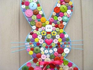 Button Easter Bunny