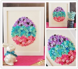 Easter Egg Button Craft