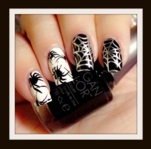 Spider Nail Art Idea