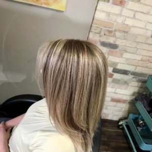 Beautiful Blonde With Long Bob Cut