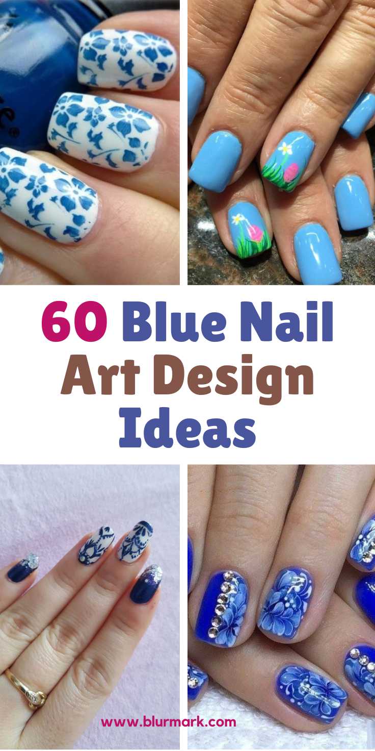 Blue Nail Art Design Ideas