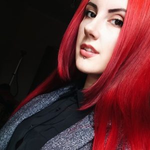 Bright Red Metal Hairs