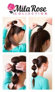 Bubble Ponytail Tutorial