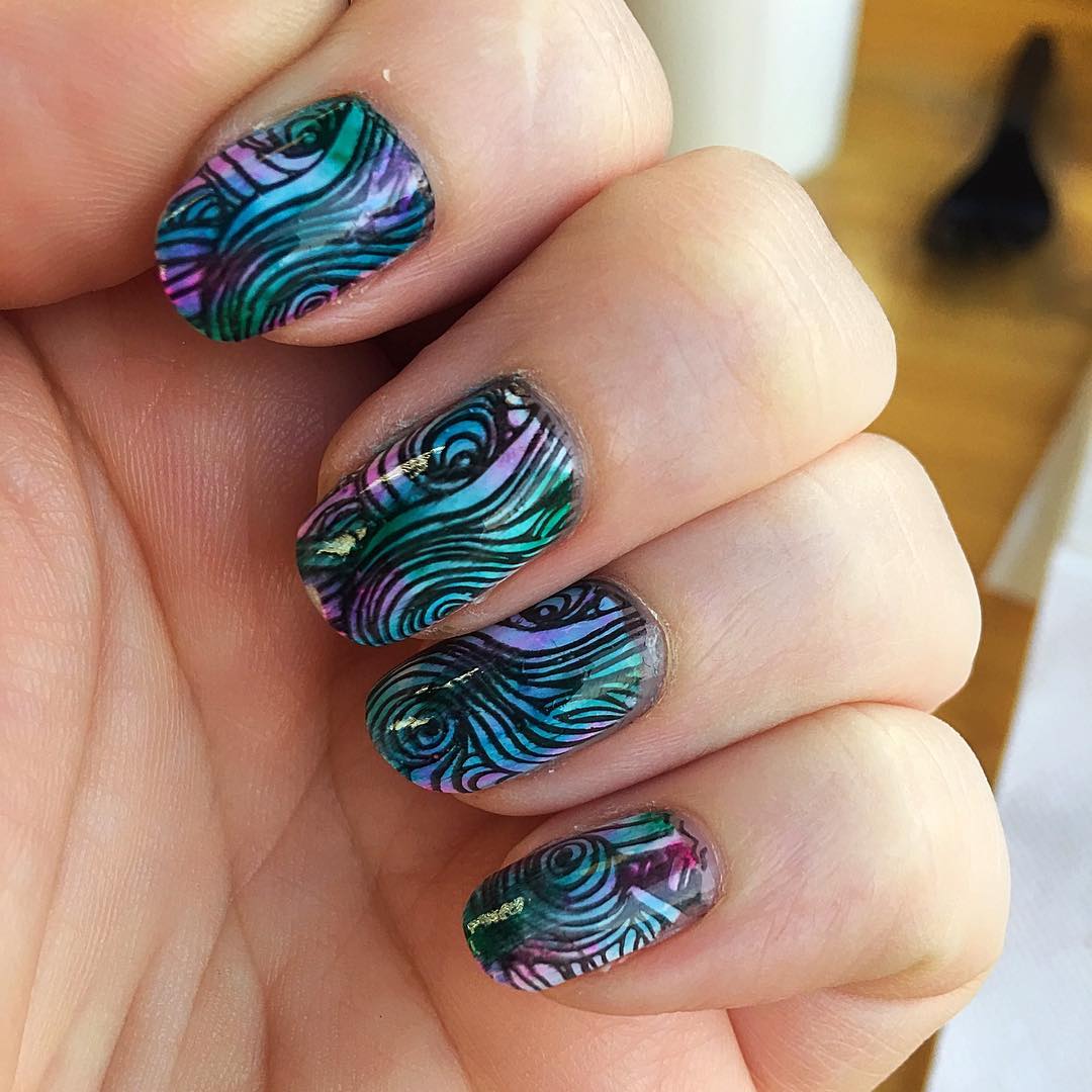 48 Fantastic Sharpie Nail Art Designs For This Spring