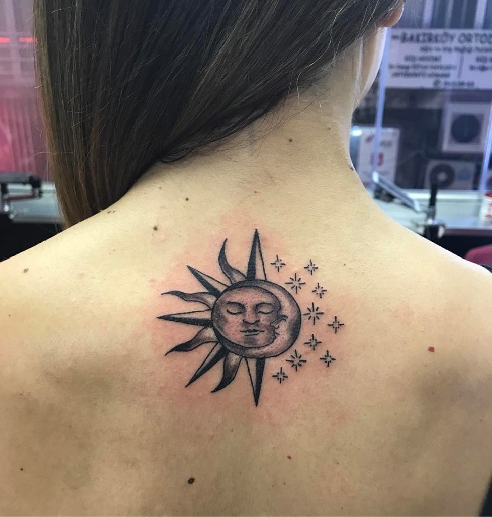 55 Sun Tattoo Designs That Will Brighten Up Your Skin | Get Inspired Now!