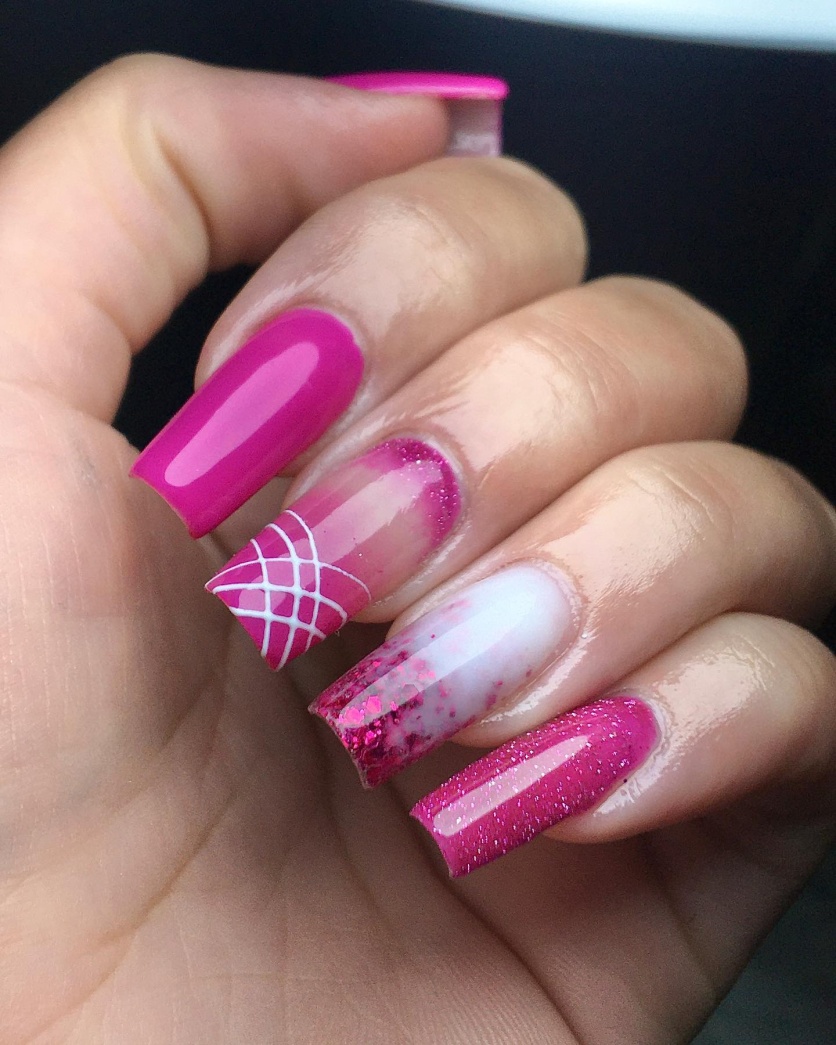 Multi-tone Pink Art