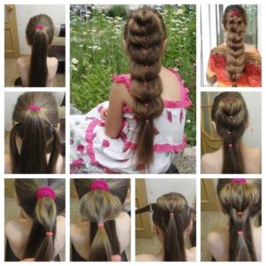 Pretty Heart Ponytail Hairstyle