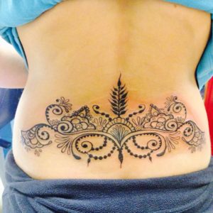 Beautiful Lower Back Tattoo