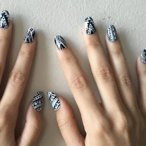 Boho Summer Nail Art Idea