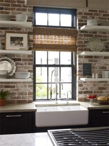 Brick Wall In Kitchen