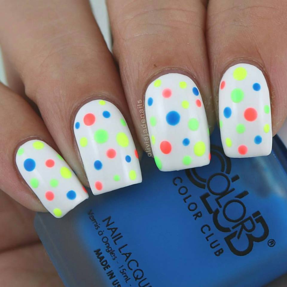 61 Simple Polka Dot Nail Art Designs For Beginners and Simplicity ...