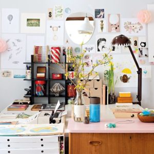 Creative Studio Style Home Office Decor