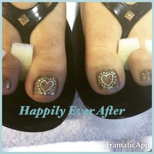 Heart Design Toes