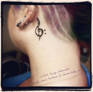 Little Treble Tattoo