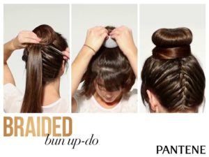 Perfect Braided Bun Updo Tutorial