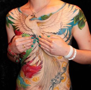 Realistic Peacock Tattoo