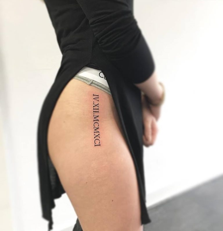 45 Unique Roman Numerals Tattoo That Speaks More Than Just Numbers