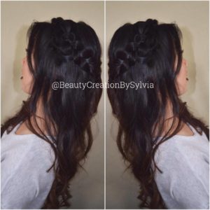 Crown Braided Boho Hairs