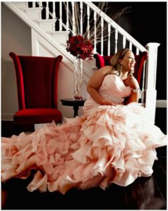 Stunning Colored Plus Size Gown For Plus Size Women