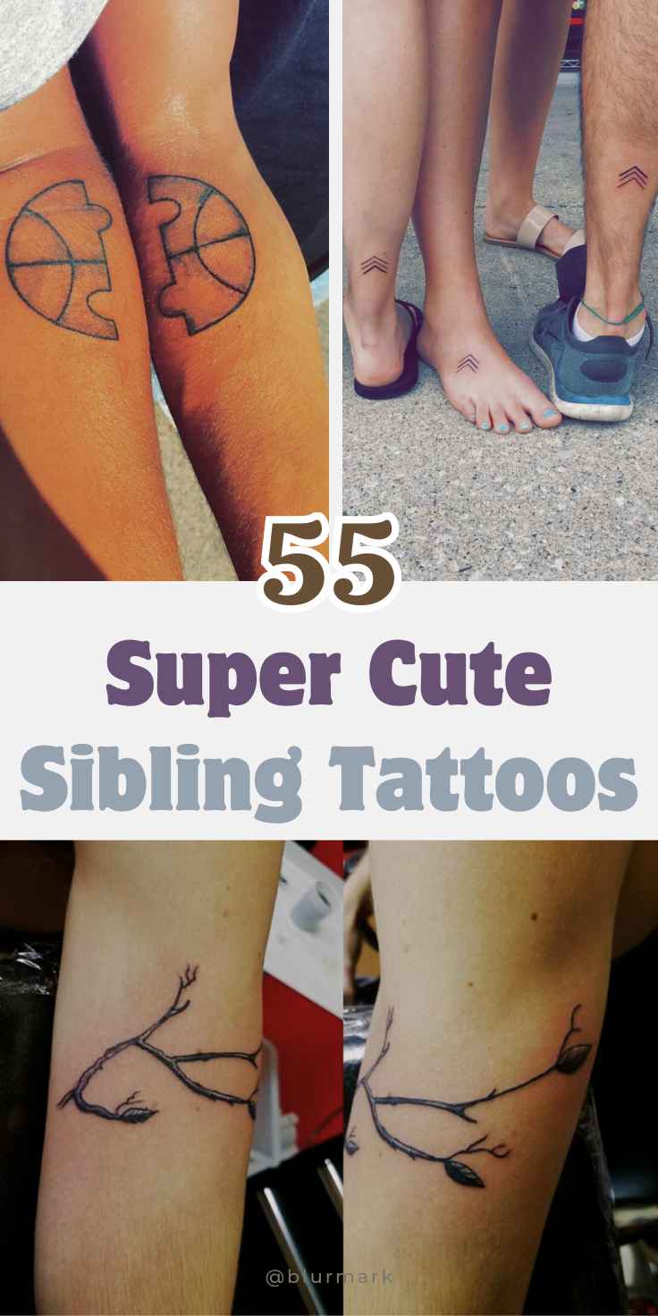 Super Cute Sibling Tattoos